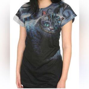 Disney Alice in wonderland Cheshire Cat Graphic T-Shirt xL